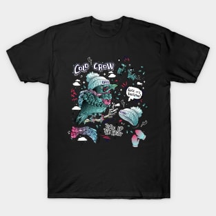 Cold Crow repeat pattern T-Shirt